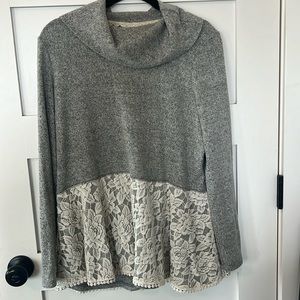 Knox Rose Sweater with Lace